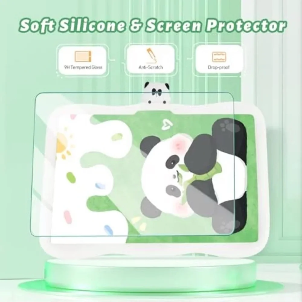 Panda iPad Pro 11” Case M4 (2024, 5th Gen) w/Screen Protector Rotating Handle-